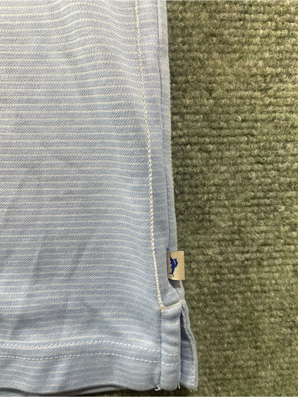 Tommy Bahama Light Blue Men's Polo Shirt - Picture 4 of 10
